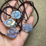 Labradorite Sunflower Bracelet 925 Silver Jewelry Gift