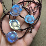 Labradorite Sunflower Bracelet 925 Silver Jewelry Gift