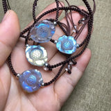 Labradorite Sunflower Bracelet 925 Silver Jewelry Gift