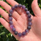 Natural Stone Matte Dream Amethyst Bracelet Crystal Jewelry