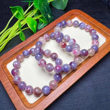 Fengbaowu Plum Blossom Tourmaline Bracelet Natural Crystal Reiki Healing Jewelry