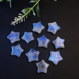 Natural Stone Rainbow Moonstone Star Jewelry Making For Pendant Bracelet Earring