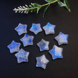 Natural Stone Rainbow Moonstone Star Jewelry Making For Pendant Bracelet Earring