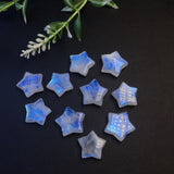 Natural Stone Rainbow Moonstone Star Jewelry Making For Pendant Bracelet Earring