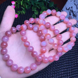 Red Yanyuan Agate Bracelet Round Beads Crystal Healing Jewelry Gift