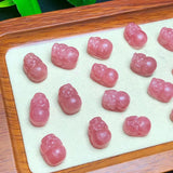 Natural Stone Rhodochrosite Pixiu Mythical Wild Animal Crystal Figurine Gift