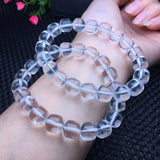 Natural Stone Rock Quartz Bracelet Crystal Reiki Healing Jewelry Gift