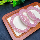 Rose Quartz Bracelet Old Style Beads Reiki Healing Jewelry Gift