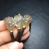 Sunstone Fox Bracelet 925 Silver Bead Jewelry Gift