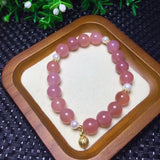 Fengbaowu Agate Bracelet Round Beads Healing Jewelry