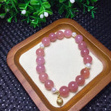 Fengbaowu Agate Bracelet Round Beads Healing Jewelry