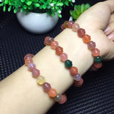 Fengbaowu Yanyuan Agate Bracelet Tinkle Bell Shape Beads Crystal Healing