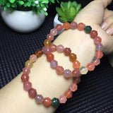 Fengbaowu Yanyuan Agate Bracelet Tinkle Bell Shape Beads Crystal Healing