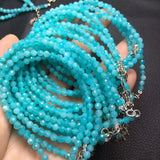 Natural Tianhe Aamazonite Chain Bracelet 925 Silver Jewelry