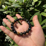 Natural Yellow Tiger Eye Bead Bracelet Healing Stone Jewelry Gift