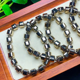 Pyrite Chalcopyrite Cube Bracelet Reiki Healing Stone Jewelry