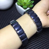 Fengbaowu Terahertz THz Bracelet Square Beads Hand Bangle Jewelry Gift