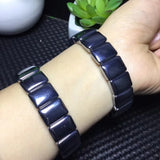 Fengbaowu Terahertz THz Bracelet Square Beads Hand Bangle Jewelry Gift