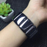Fengbaowu Terahertz THz Bracelet Square Beads Platoon Bangle Jewelry Gift