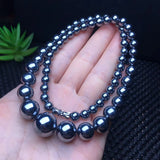 Fengbaowu THz Necklace Round Faceted Bead Jewelry Gift Women