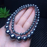 Fengbaowu THz Necklace Round Faceted Bead Jewelry Gift Women