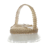 Flower Basket Ring Box Wedding Ring Holder Organizer Case