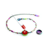 12mm Stainless Steel Oil Diffuser Glass Locket Bracelet