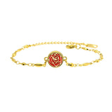 12mm Stainless Steel Oil Diffuser Glass Locket Bracelet