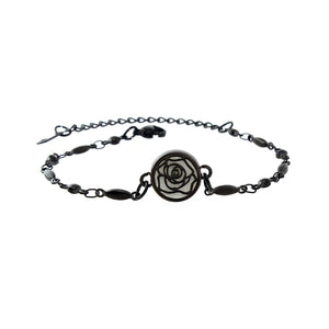 Stainless Steel Oil Diffuser Glass Locket Bracelet