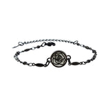 Stainless Steel Oil Diffuser Glass Locket Bracelet