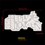 Halloween Mirror Witch Epoxy Silicone Mold Decor