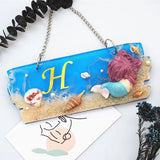 1 Pc Clear Silicone Welcome Sign Epoxy Resin Mold DIY Door Plate Crafts Tools
