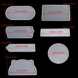 1 Pc Clear Silicone Welcome Sign Epoxy Resin Mold DIY Door Plate Crafts Tools
