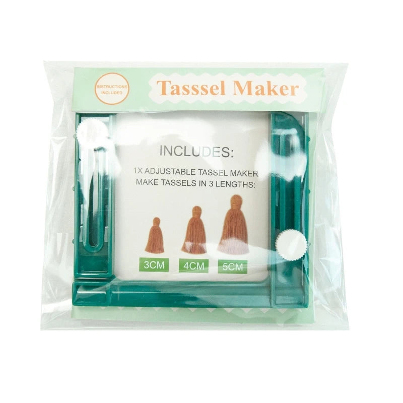 Adjustable Plastic Tassel Maker Hand-knitting DIY Tool