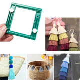 Adjustable Plastic Tassel Maker Hand-knitting DIY Tool