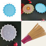Incense Holder Epoxy Resin Mold Ashes Catcher Tray Silicone Mould DIY Crafts