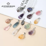Natural Healing Stone Polishing Crystal Pendant for Jewelry Making