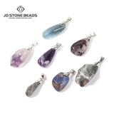 Natural Healing Stone Polishing Crystal Pendant for Jewelry Making