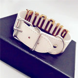 1 Pc Letter Adjustable PUDDIN Leather Necklace For Women