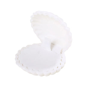 Shell Shape Flannel Jewelry Box for Rings Earrings Necklace Bracelet