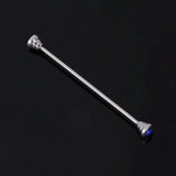 Mens Shirt Collar Pin Necktie Tie Clip Clasp Brooch Bar Barbell Lapel Stick