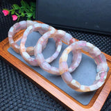 Cherry Blossom Agate Bracelet Crystal Healing Stone Jewelry