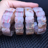 Cherry Blossom Agate Bracelet Crystal Healing Stone Jewelry