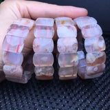 Cherry Blossom Agate Bracelet Crystal Healing Stone Jewelry