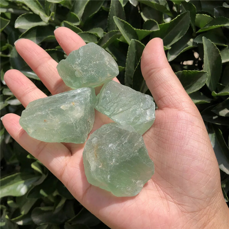 Green Fluorite Rough Stone Raw Mineral Specimen Crystal Reiki Healing Stone