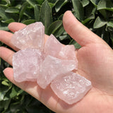 Natural Rose Quartz Rough Stone Raw Mineral Specimen Crystal Reiki Healing Stone
