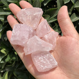 Natural Rose Quartz Rough Stone Raw Mineral Specimen Crystal Reiki Healing Stone