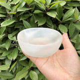 1 Pc Natural Selenite Bowl Gemstone Home Decoration Crystal Reiki Healing