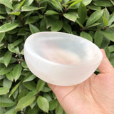 1 Pc Natural Selenite Bowl Gemstone Home Decoration Crystal Reiki Healing