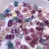 Natural Stone Rainbow Fluorite Carved Bat Crystal Craft Home Decoration Gift